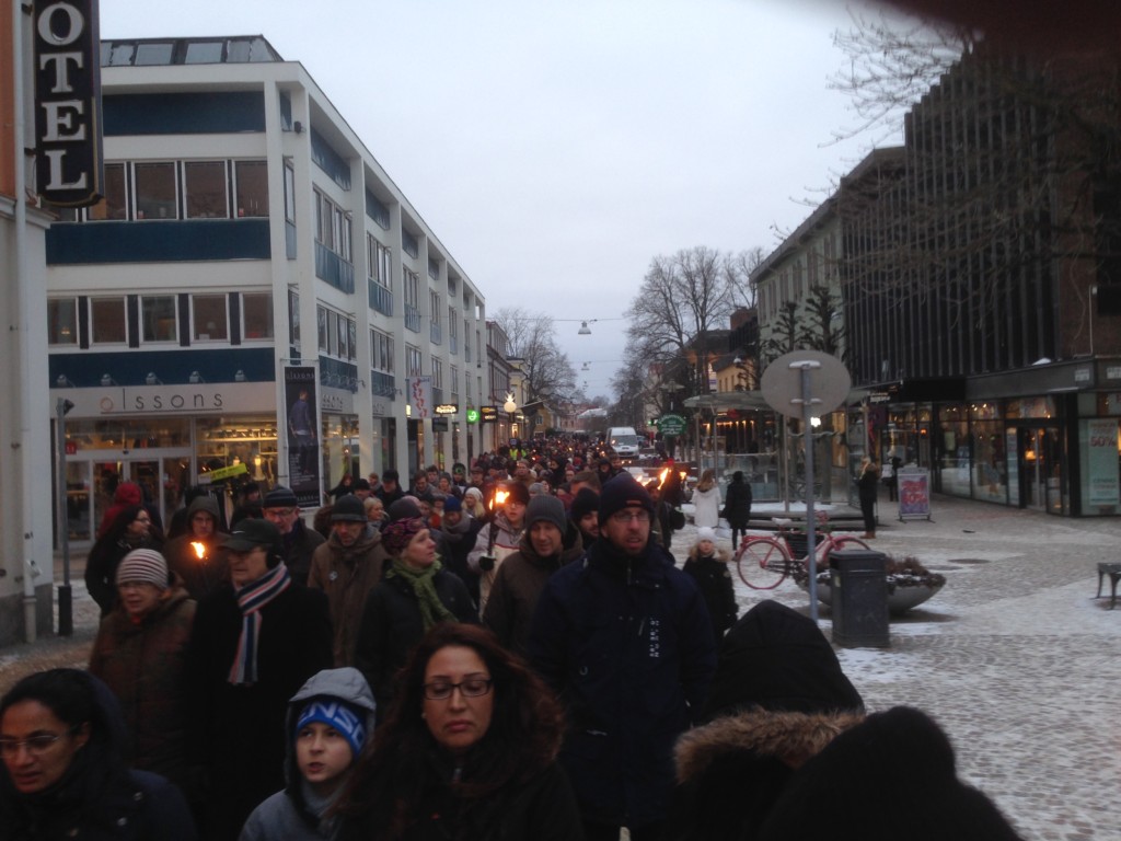 Manifestation mot rasism