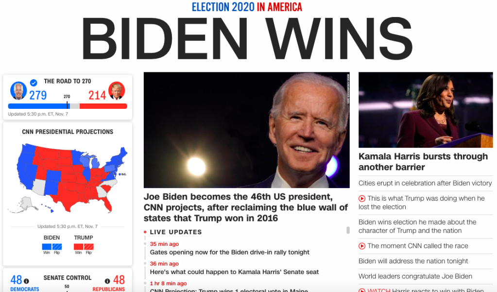 Joe Biden wins