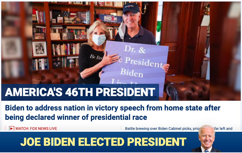 Joe Biden wins